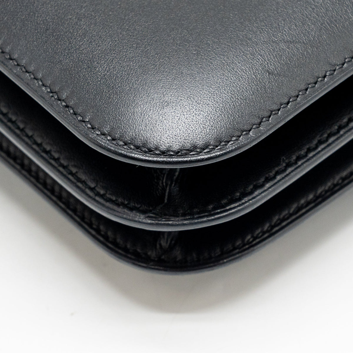 Hermes Mini Constance Monsieur Leather / Lizard Black / Ombré