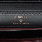 CHANEL 22P 2 IN 1 WALLET ON CHAIN CAVIAR BLACK LGHW