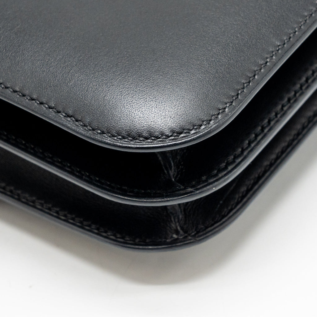 Hermes Mini Constance Monsieur Leather / Lizard Black / Ombré