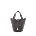 Hermes Picotin 18 Lock Bag Clemence Ebene SHW