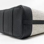 Hermes Neo Garden Party 23 Canvas / Negonda Ecru / Noir SHW