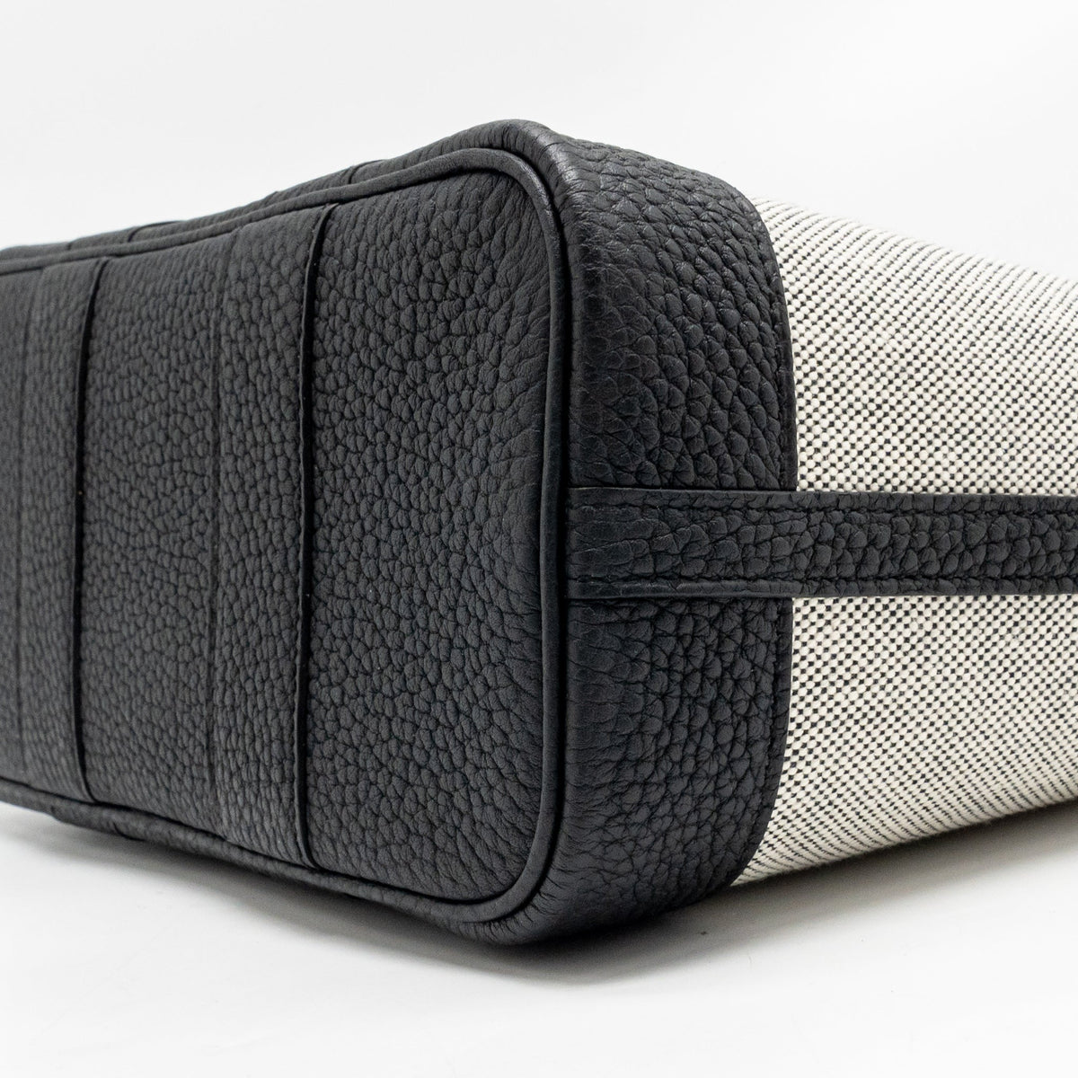 Hermes Neo Garden Party 23 Canvas / Negonda Ecru / Noir SHW