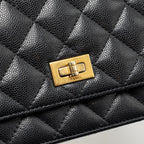 Chanel 2.55 Reissue Wallet on Chain Caviar Black GHW