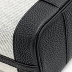 Hermes Neo Garden Party 23 Canvas / Negonda Ecru / Noir SHW
