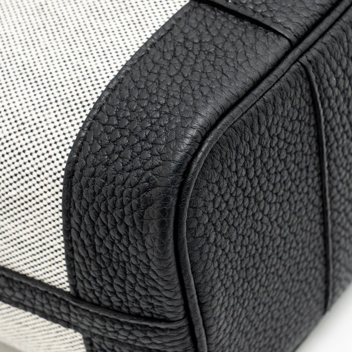 Hermes Neo Garden Party 23 Canvas / Negonda Ecru / Noir SHW