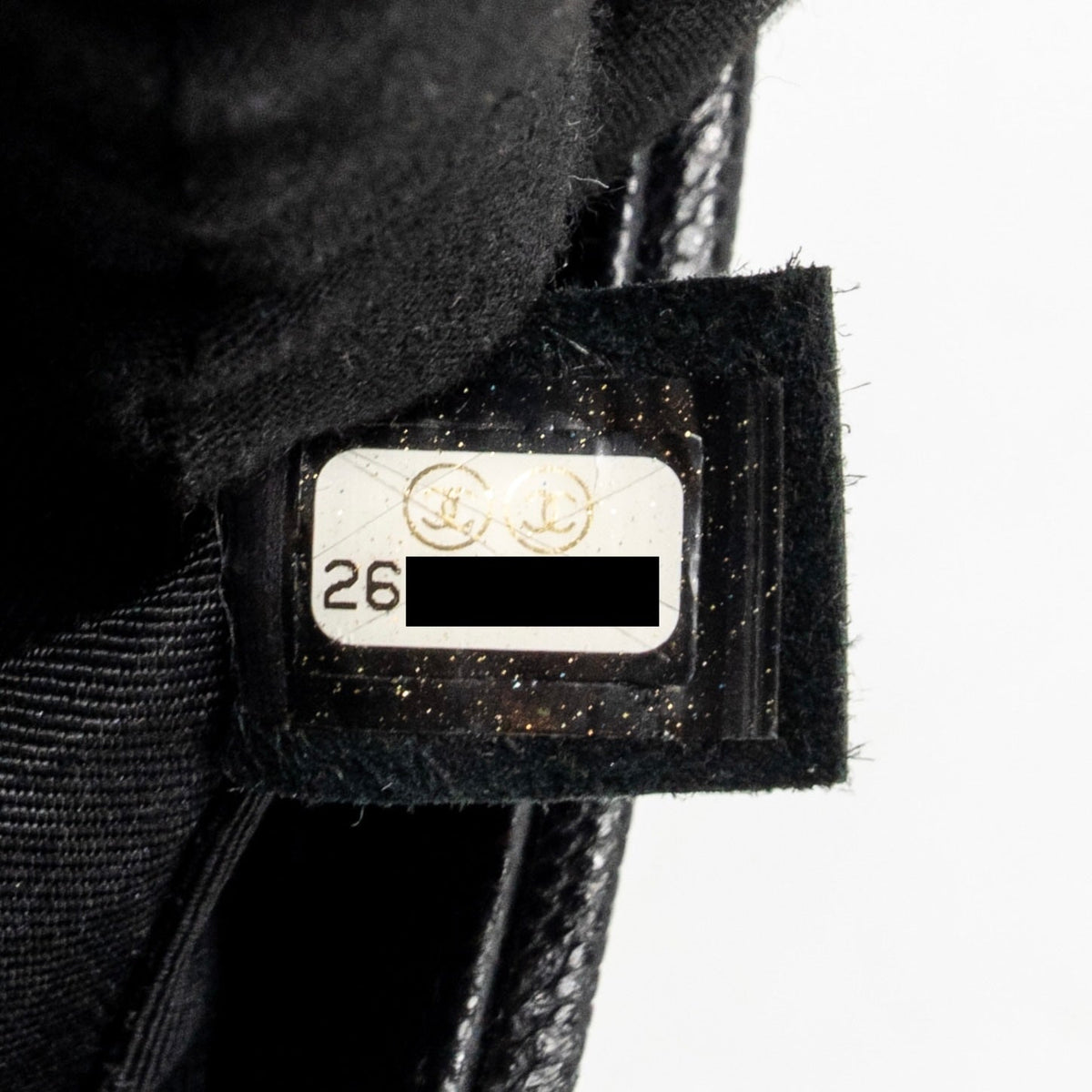 CHANEL MEDIUM BOY BAG CAVIAR BLACK SHW