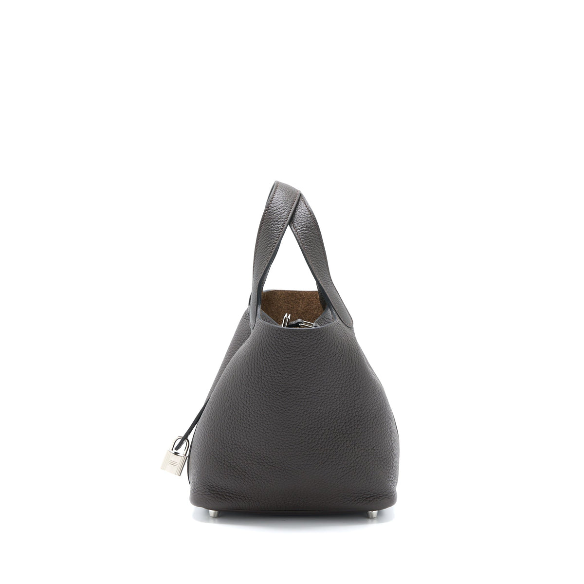 Hermes Picotin 18 Lock Bag Clemence Ebene SHW