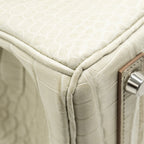 Hermes Birkin 25 Crocodile Porosus Beton SHW
