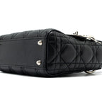 DIOR MINI LADY DIOR LAMBSKIN BLACK SHW