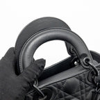 DIOR MINI LADY DIOR CALFSKIN SO BLACK