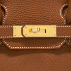 HERMES BIRKIN 30 TOGO 37 GOLD WITH GHW