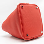 Hermes Picotin 18 Lock Bag Clemence Rose Jaipur SHW