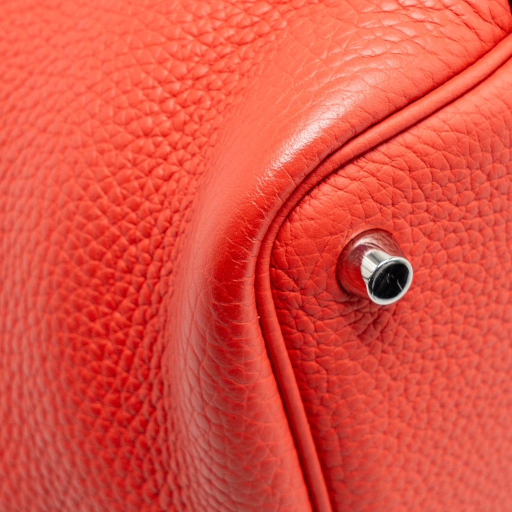 Hermes Picotin 18 Lock Bag Clemence Rose Jaipur SHW