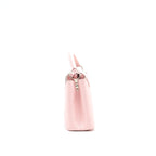 LOUIS VUITTON CAPUCINES BB IN PINK WITH RED FLORAL PATTERN