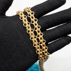 Chanel 19K Small 2.55 Reissue Flap Bag Tweed Turquoise GHW