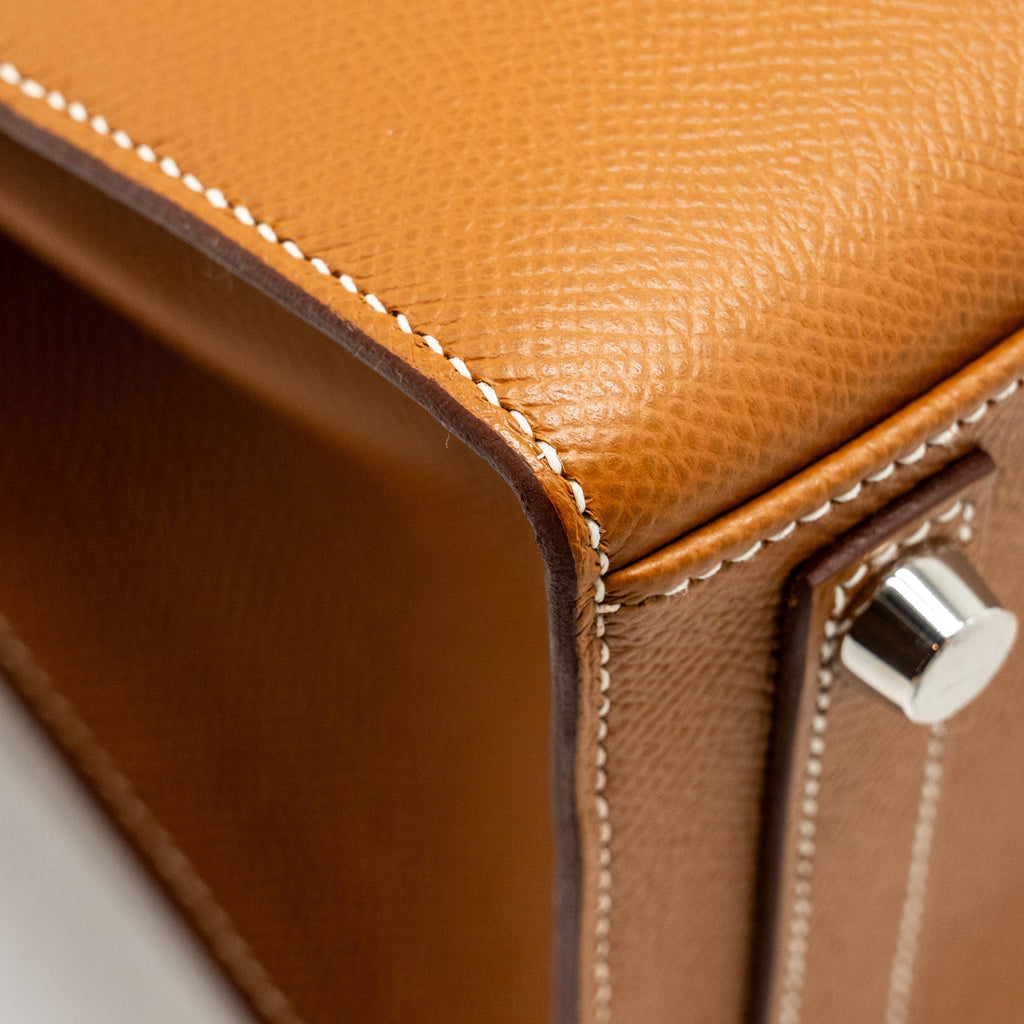 Hermes Birkin 25 Sellier Epsom Gold SHW