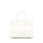 HERMES BIRKIN 30 CLEMENCE BLANC GHW