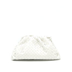 BOTTEGA VENETA INTRECCIATO POUCH IN WHITE