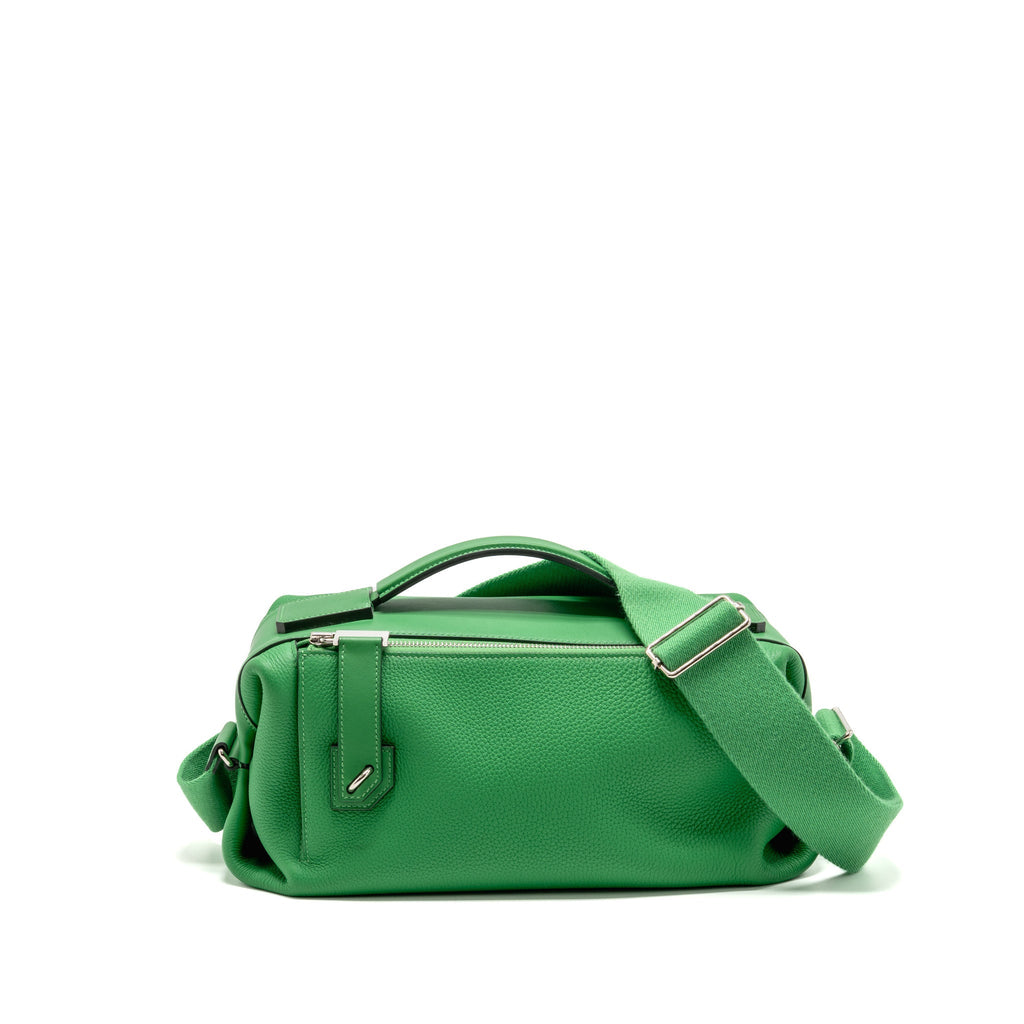 HERMES EMILE 30 BAG TOGO/SWIFT Bamboo SHW