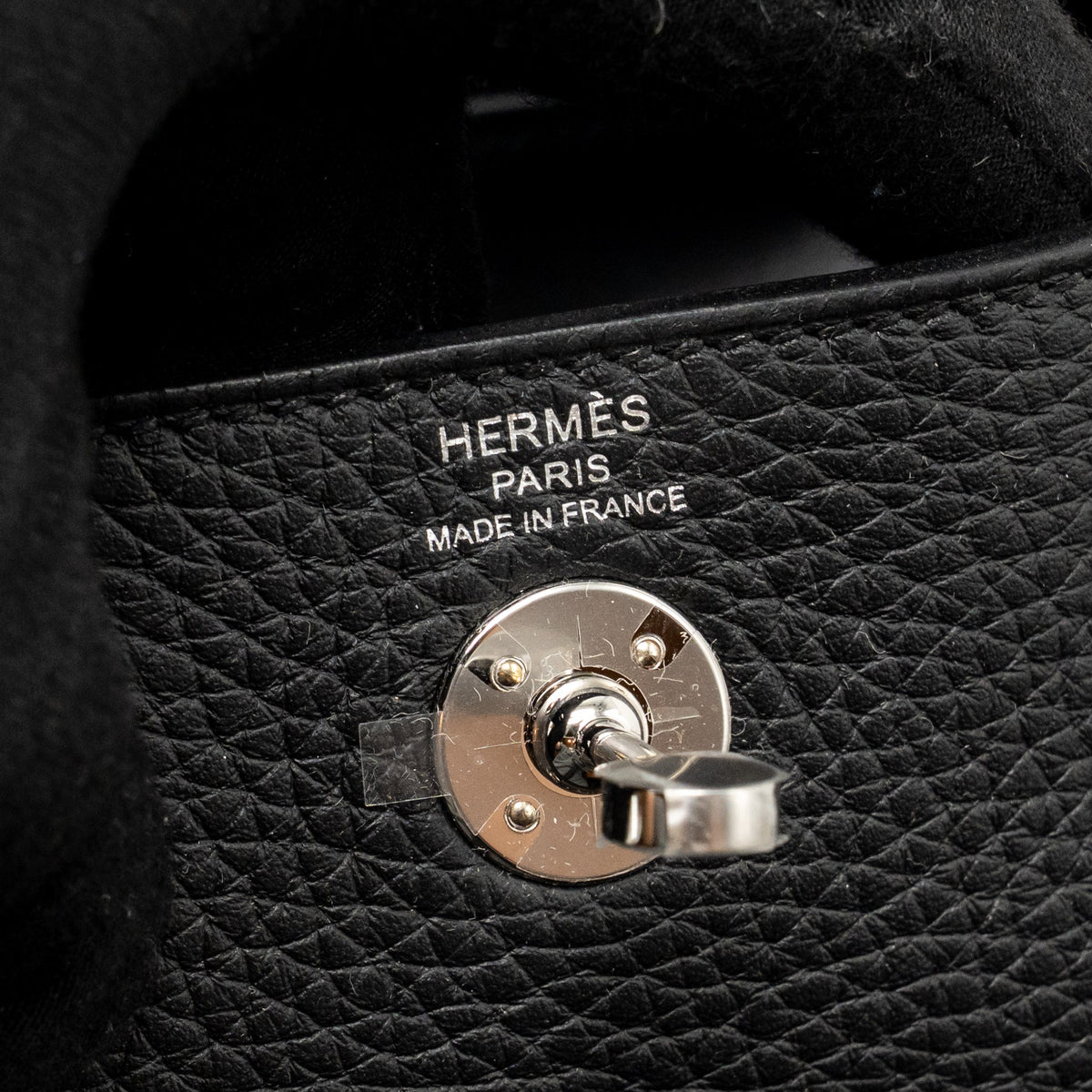 Hermes Mini Lindy II Clemence black SHW
