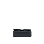 CHANEL SMALL CLASSIC FLAP BAG CAVIAR BLACK SHW (MICROCHIP)