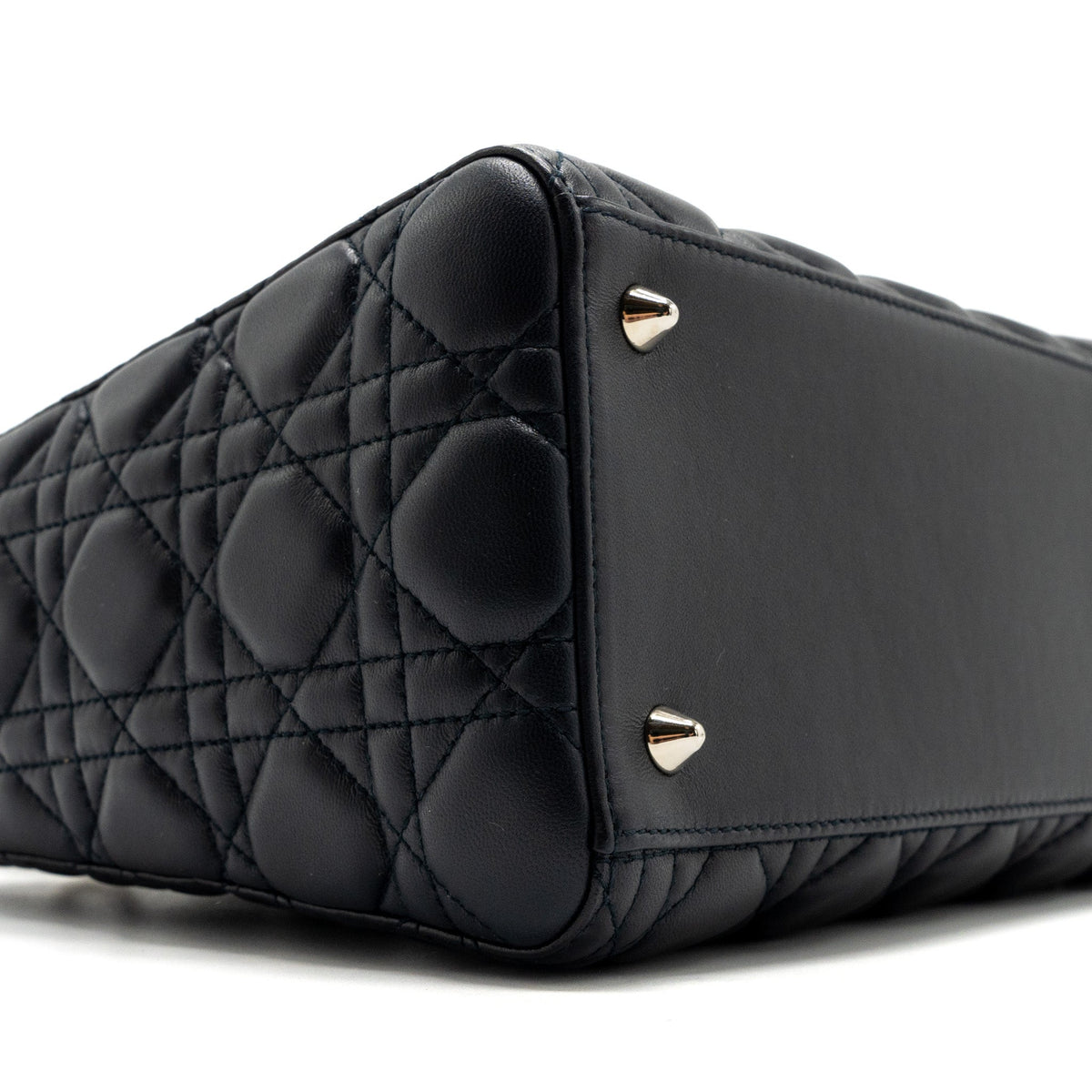 DIOR MEDIUM LADY DIOR LAMBSKIN BLACK SHW