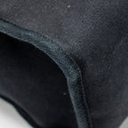 HERMES HERBAG 31 ZIP BAG CANVAS/HUNTER LEATHER BLACK SHW