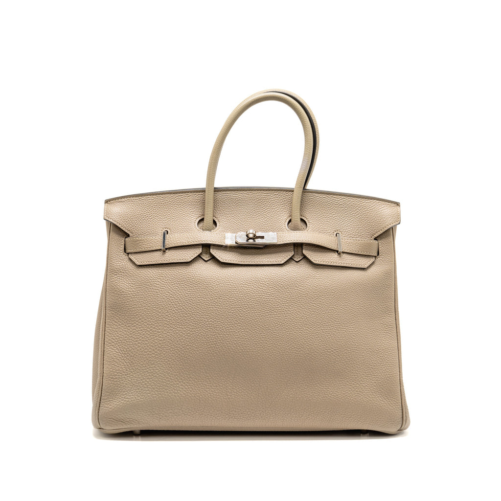 Hermes Birkin 35 Togo Gris Tourterelle SHW