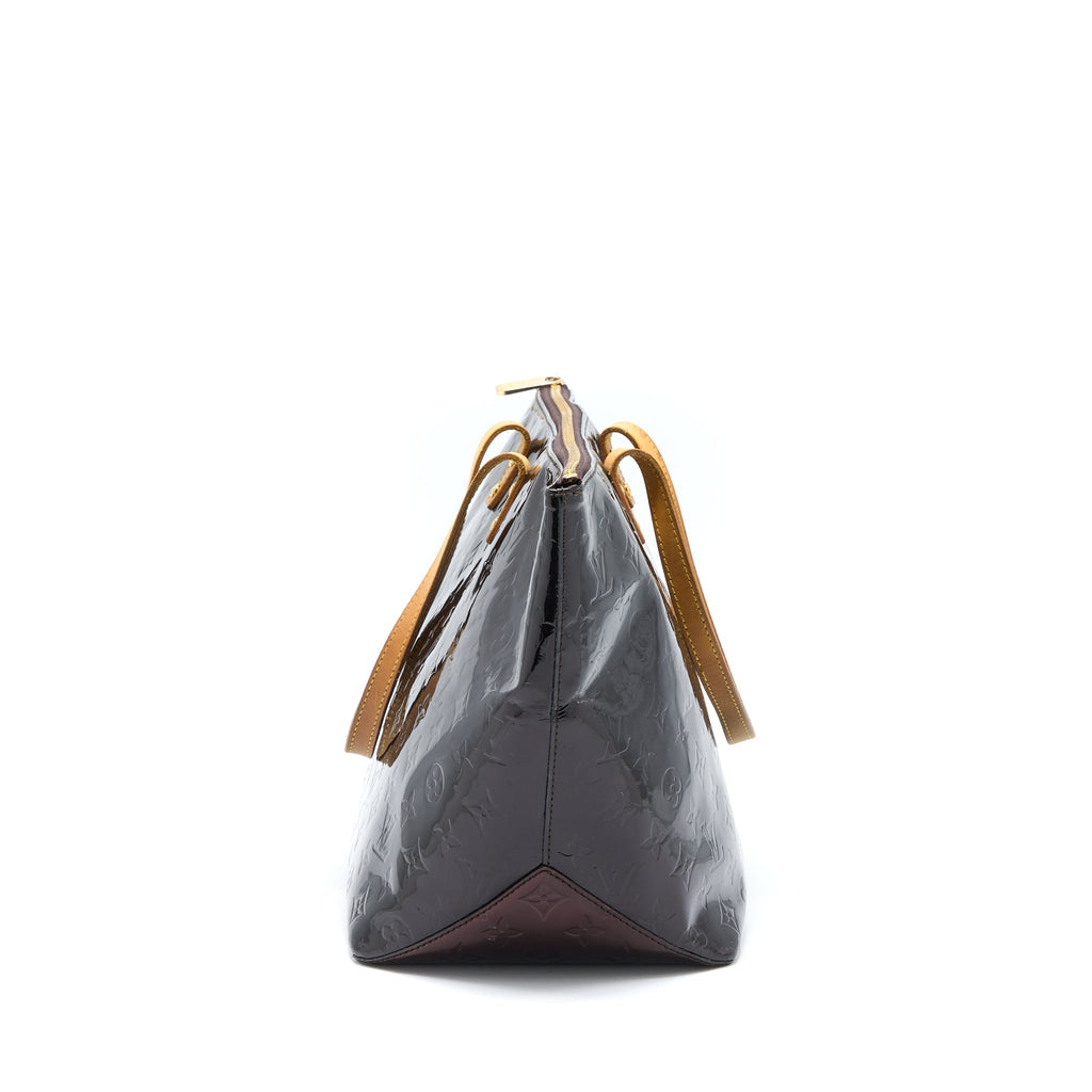 LOUIS VUITTON VERNIS BELLEVUE GM BAG PATENT AMARANTE GHW
