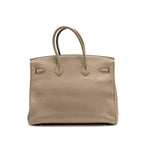 Hermes Birkin 35 Togo Gris Tourterelle SHW