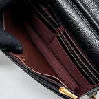 CHANEL CLASSIC WALLET ON CHAIN CAVIAR BLACK GHW (MICROCHIP)