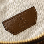 GUCCI BELT BAG INTERLOCKING GG SUPREME CANVAS GHW