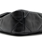 CHANEL SMALL 19 BAG LAMBSKIN BLACK MULTICOLOUR HARDWARE (MICROCHIP)