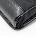 PRADA TRIMMED SAFFIANO PHONE CASE RE-NYLON BLACK SHW