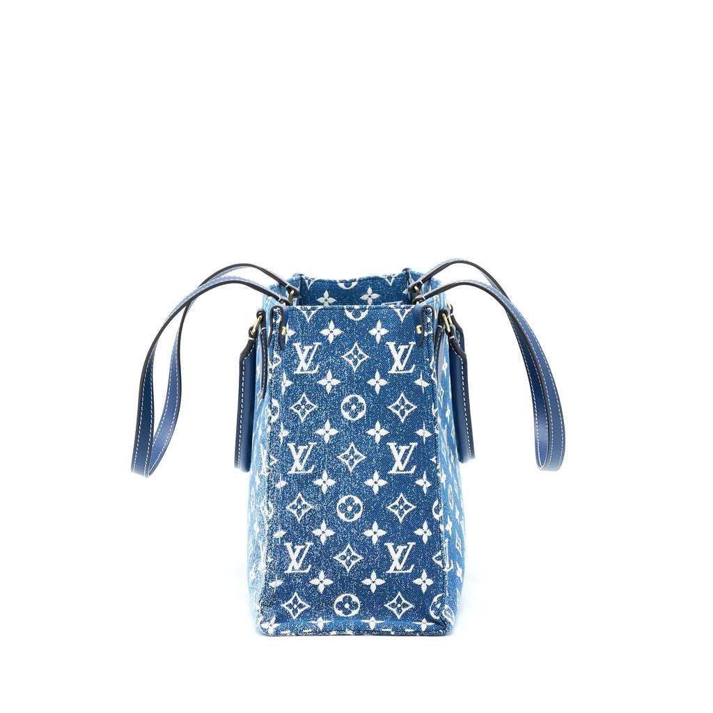 LOUIS VUITTON LIMITED EDITION ONTHEGO MM DENIM GHW