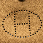 Hermes Mini Evelyne Clemence 4B Biscuit SHW