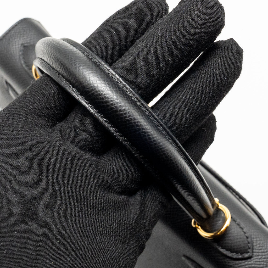 Hermes kelly 25 Epsom Black GHW