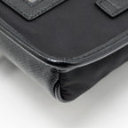 PRADA TRIMMED SAFFIANO PHONE CASE RE-NYLON BLACK SHW