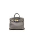 Hermes Birkin 25 Togo Gris Etain RGHW