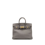 Hermes Birkin 25 Togo Gris Etain RGHW