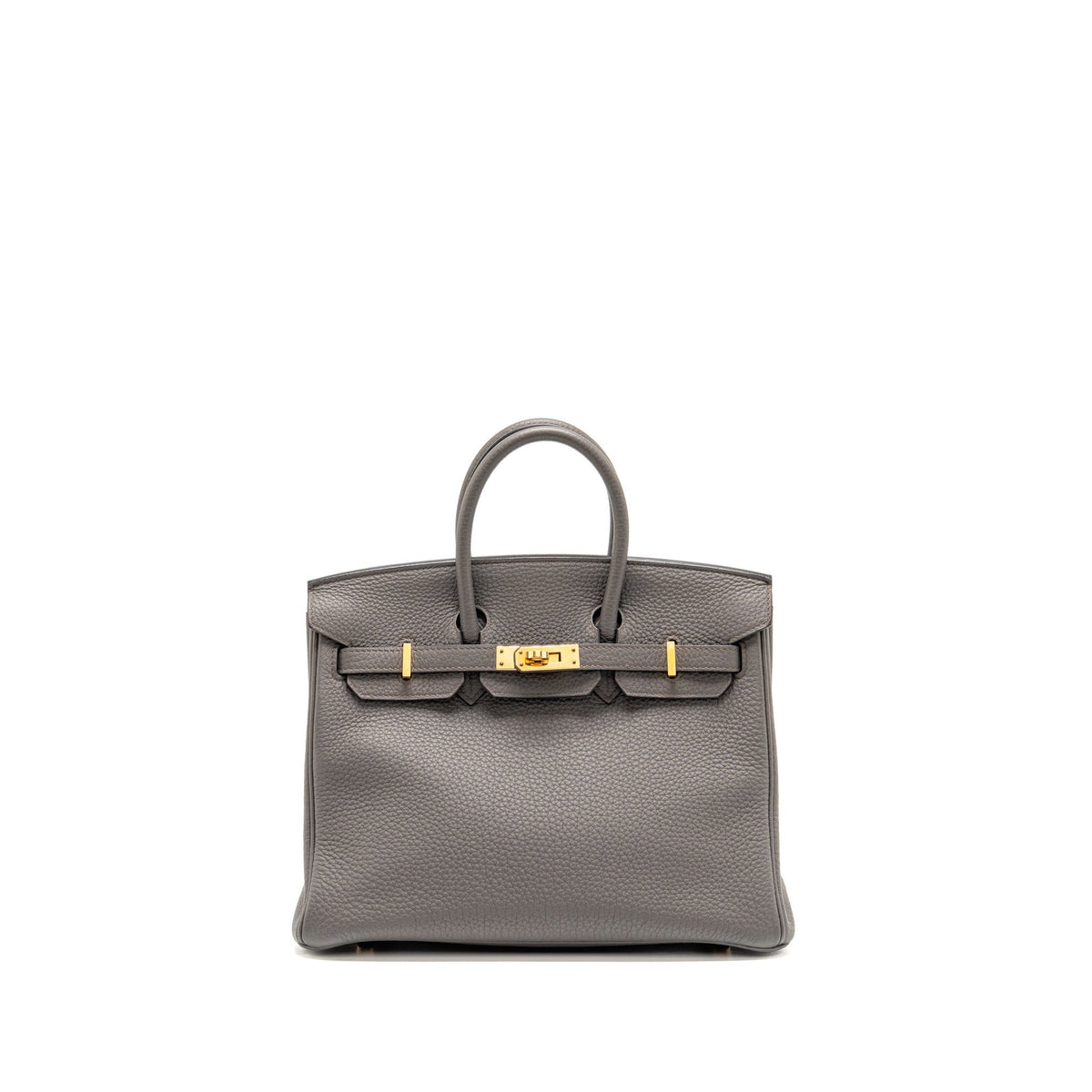Hermes Birkin 25 Togo Gris Etain RGHW