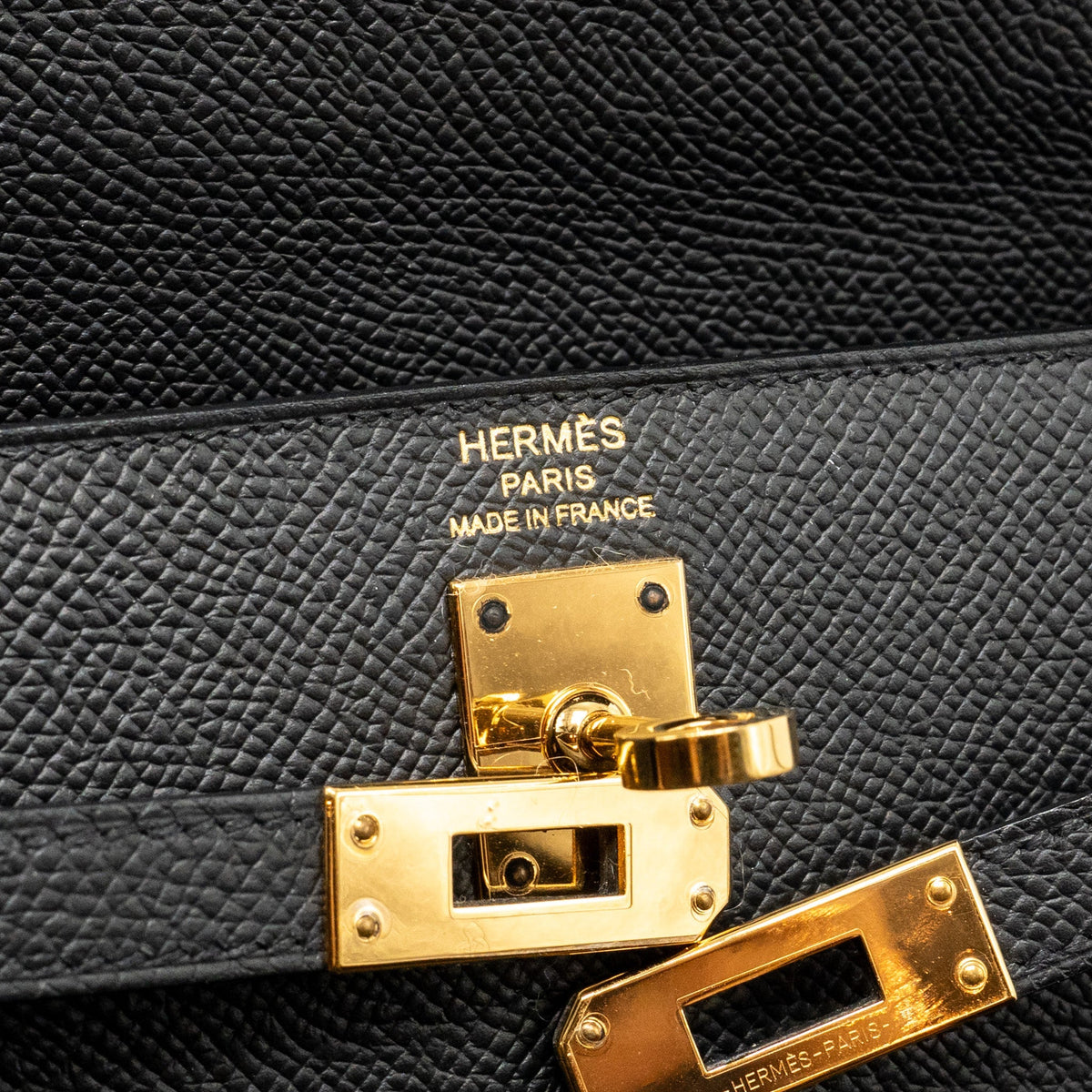 Hermes kelly 25 Epsom Black GHW
