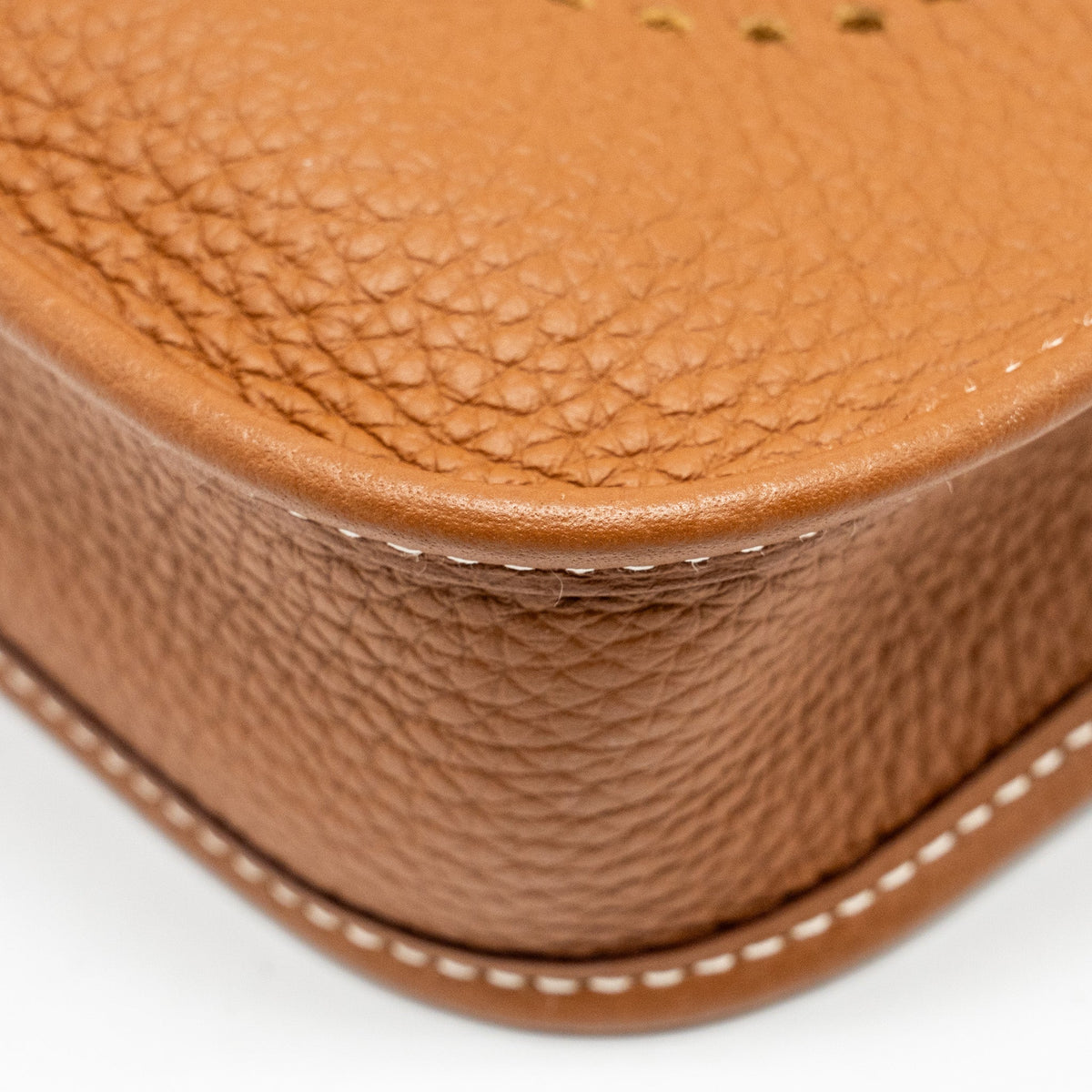 Hermes Mini Evelyne Clemence Gold GHW
