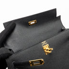 Hermes kelly 25 Epsom Black GHW
