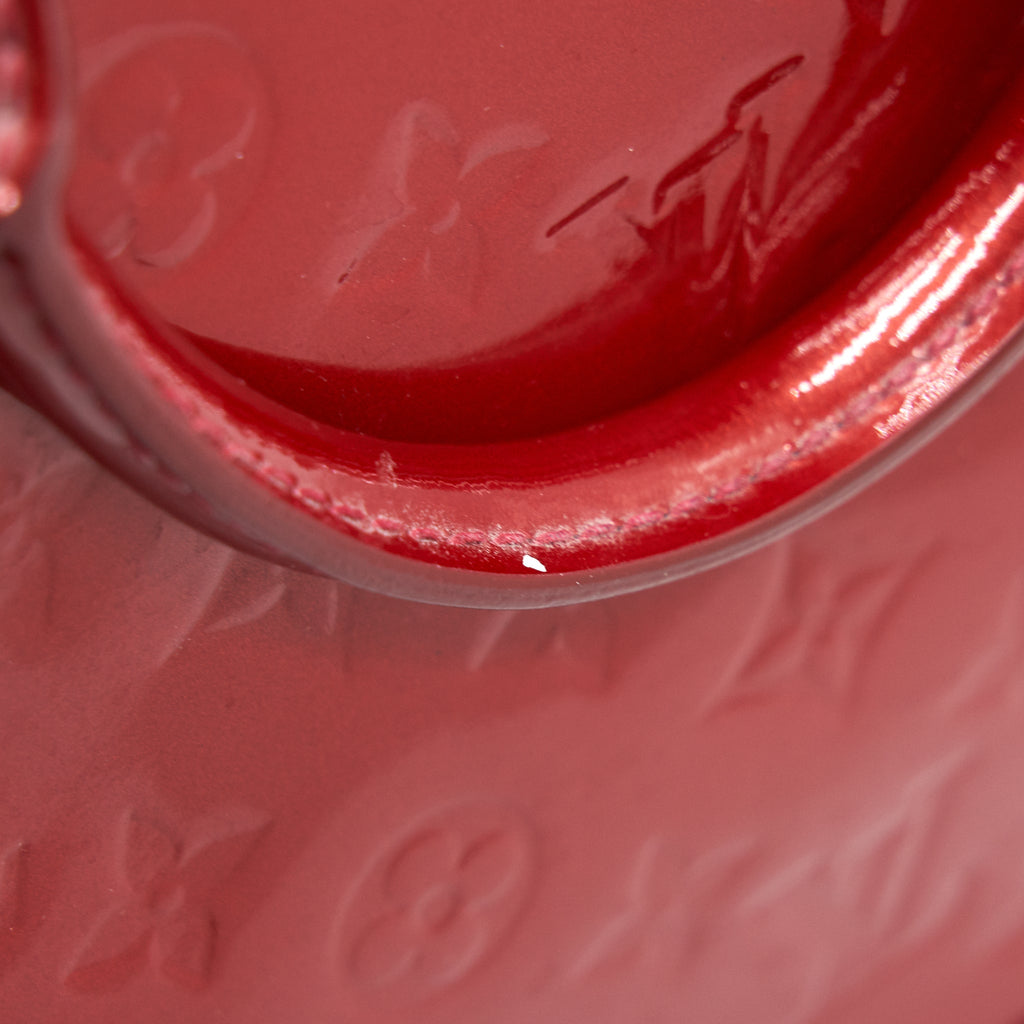 LOUIS VUITTON ALMA GM PATENT LEATHER RED