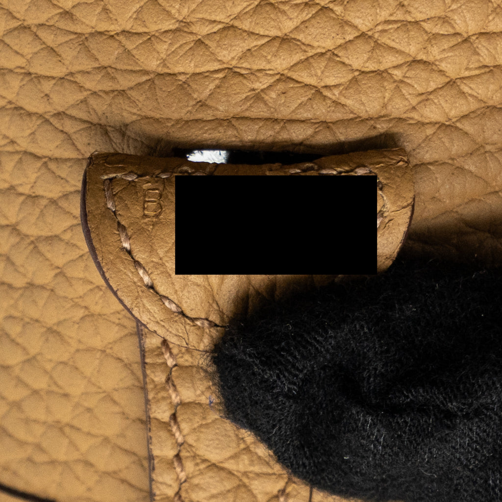 Hermes Mini Evelyne Clemence 4B Biscuit SHW