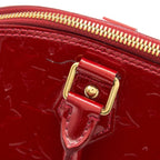 LOUIS VUITTON ALMA GM PATENT LEATHER RED