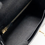 Hermes kelly 25 Epsom Black GHW