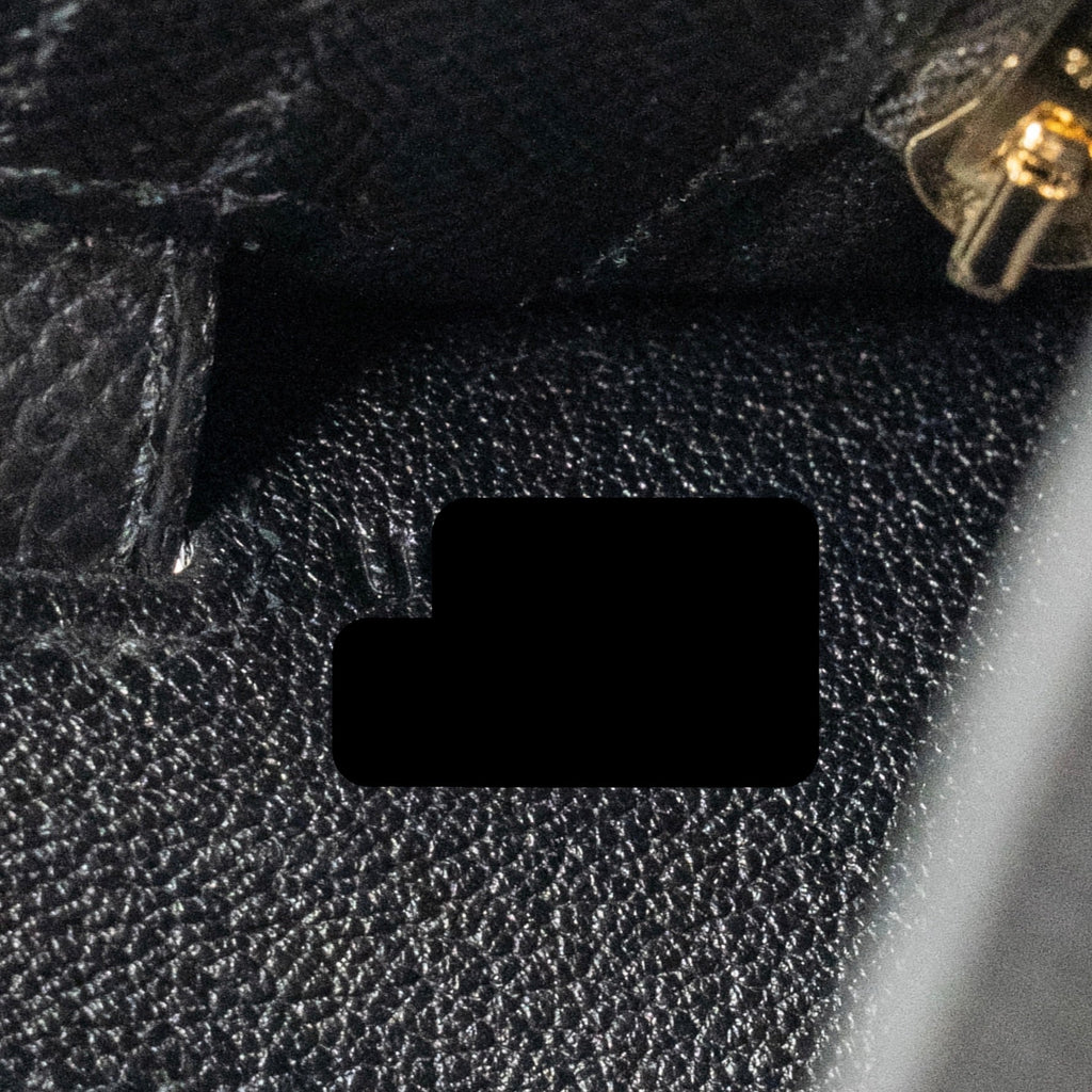 Hermes kelly 25 Epsom Black GHW