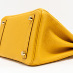 Hermes Birkin 25 Togo 9D Jaune Amber GHW